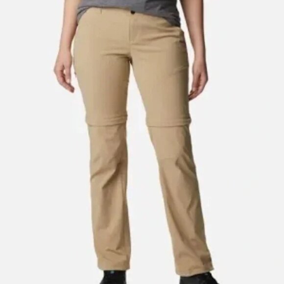 Columbia Pants - Columbia Women’s Beige Straight Leg Outdoor Pants - Size 12